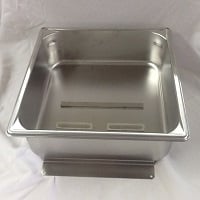 2/3 Size X 4" Deep Stainless Steel Evap Pan