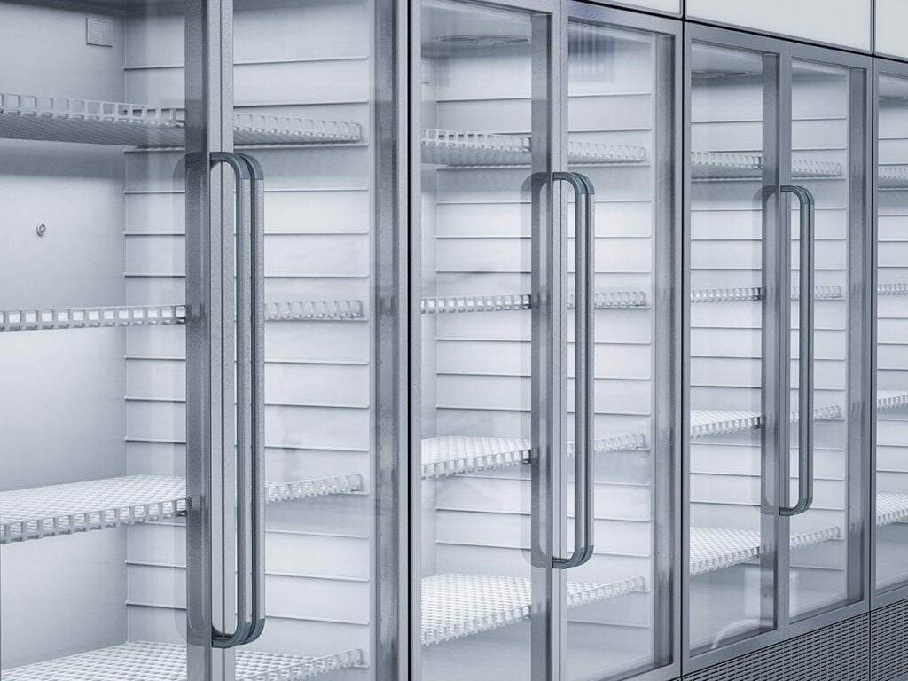 humidity in commercial freezer