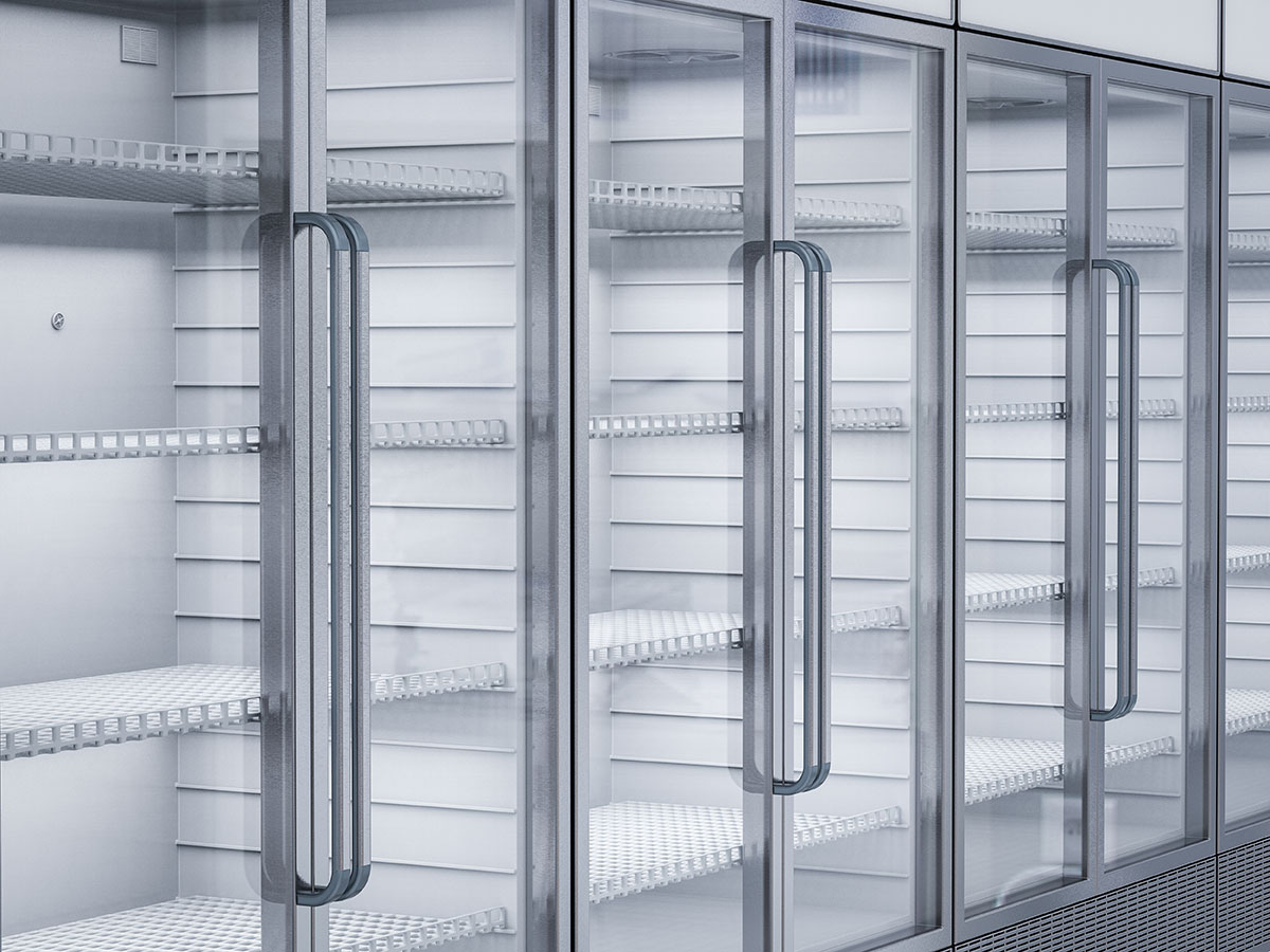 humidity in commercial freezer